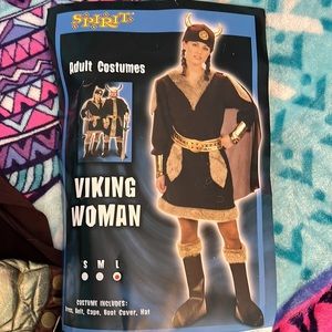 Viking Woman Costume Sz L